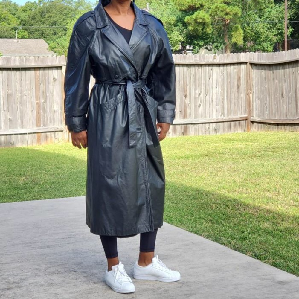 Vintage AVANTi Leather Trench Coat